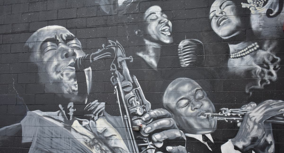 Jazz Musicians Mural - Date Ideas Canada