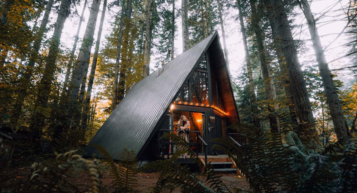 A-Frame Chalet in Woods - Date Ideas Canada