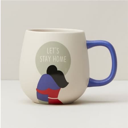 Let's Stay Home Mug - Indigo - Date Ideas Canada
