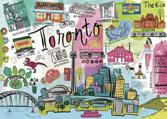 PUZZLE TORONTO 1000PCS