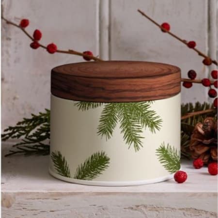 Thymes Frasier Fir Poured Tin Candle - Date Ideas Canada