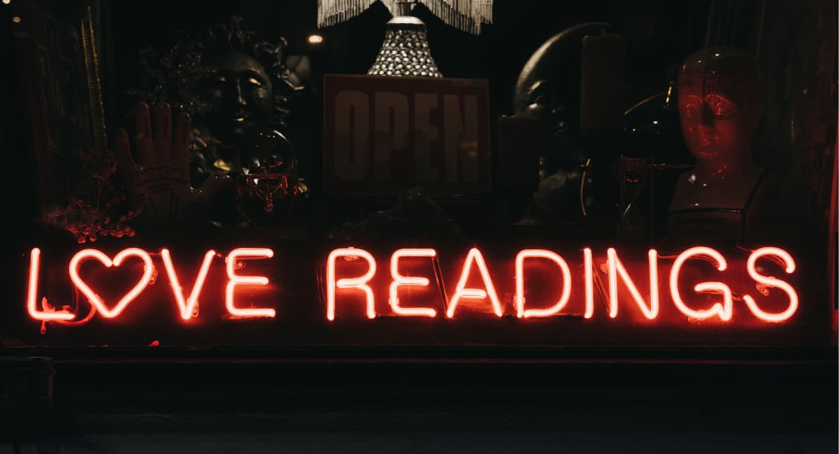 Love Readings Neon Sign