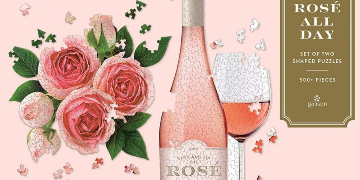 Rosé All Day Puzzle Set - Date Ideas Canada